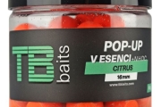 TB Baits Plávajúce Boilie Pop-Up Orange Citrus + NHDC 65 g 16mm